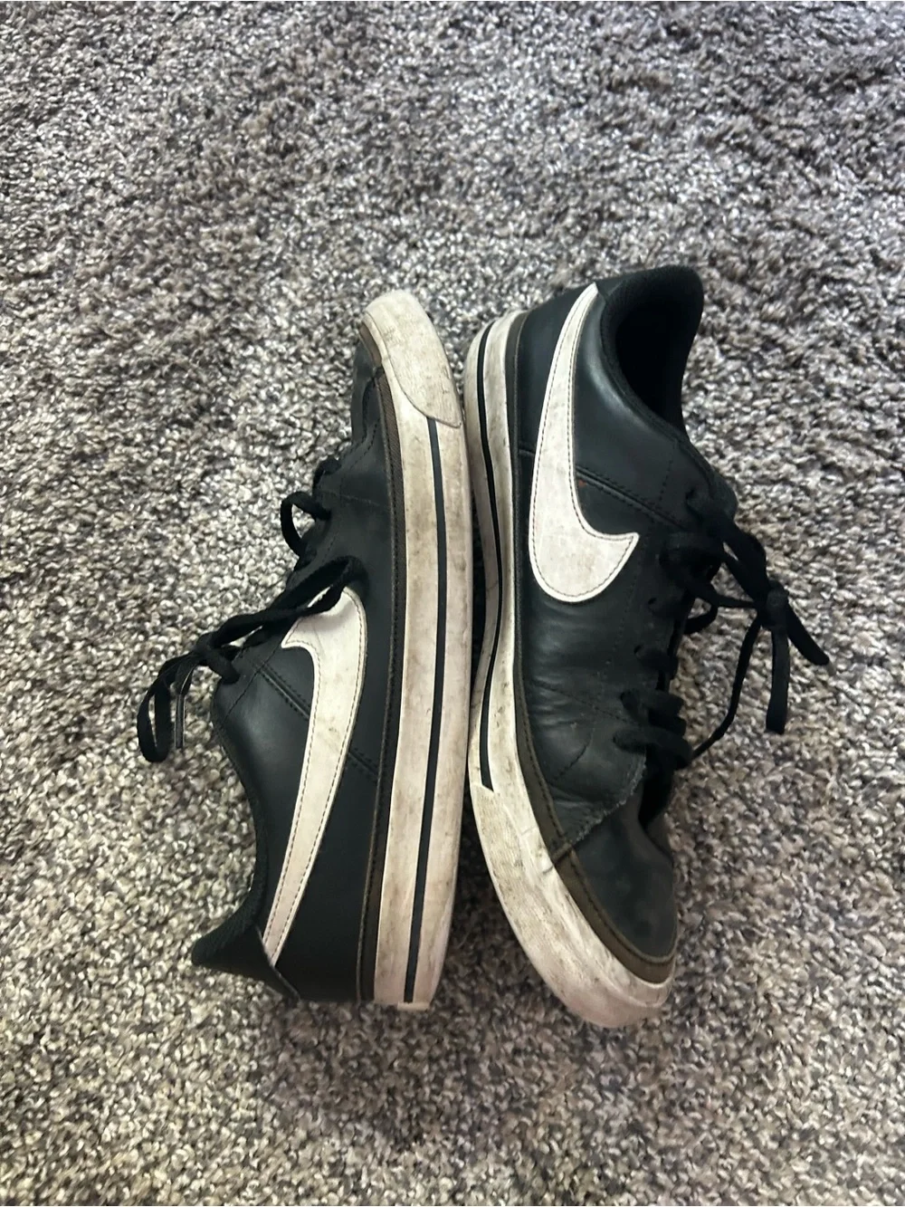 Nike Black and White Low-Top Sneakers